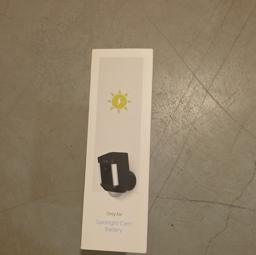 Ring 8ASPS7-BEN0 Solar Panel for Spot Light Cam - Black