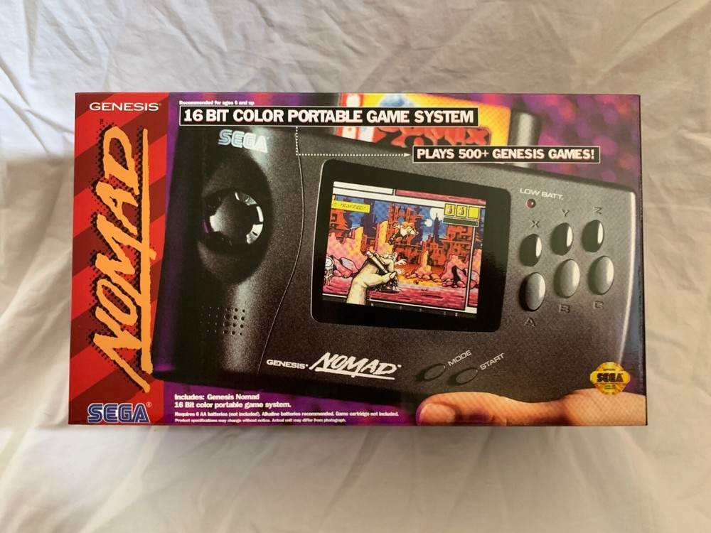 Empty Console BOX & Optional "Poly"/Bag/P.E.T. for Sega Genesis Nomad