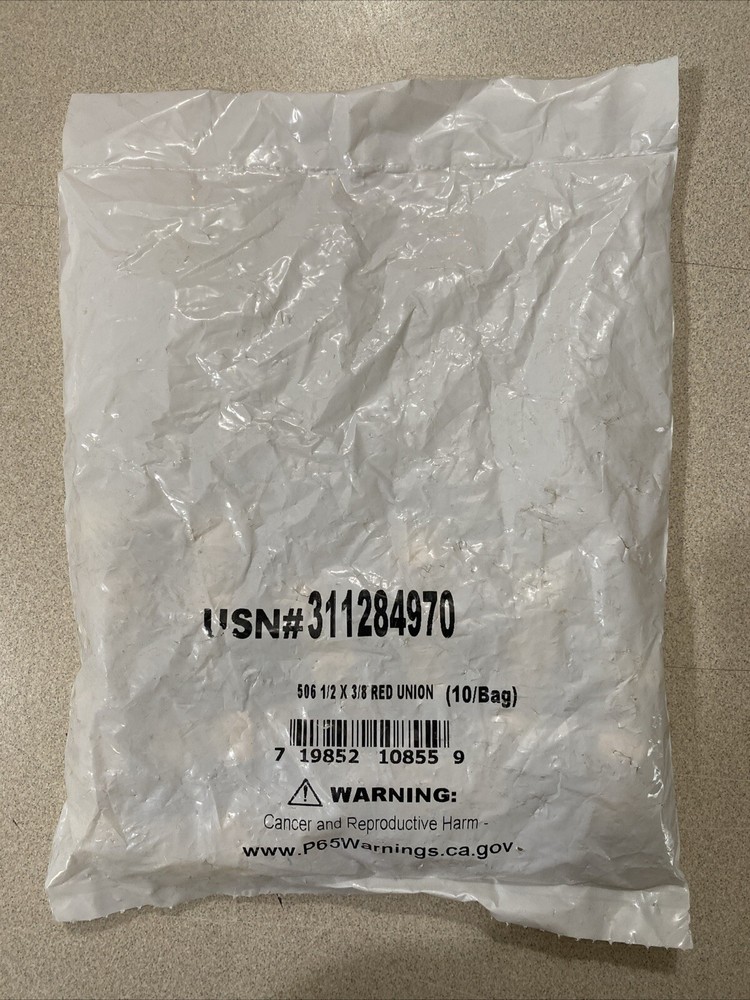 1/2 X 3/8 RED UNIÓN 10 BAG