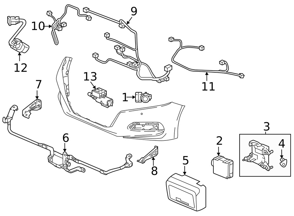 Genuine Honda Sensor Assembly Parking 39680-TZA-E01ZZ