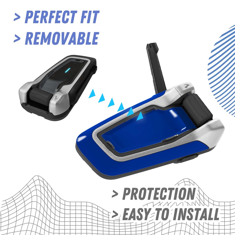 For Cardo Packtalk BOLD Protective Wrap Sticker Cover Abstract Triangle