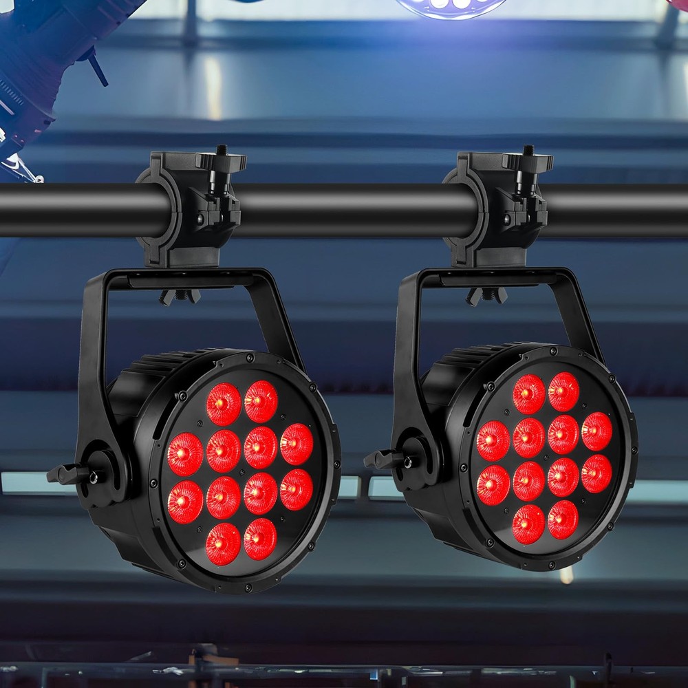 CZGOR Stage Light Clamp 5 Pack, 33lb Plastic DJ Light Clamps, Truss for Studi...