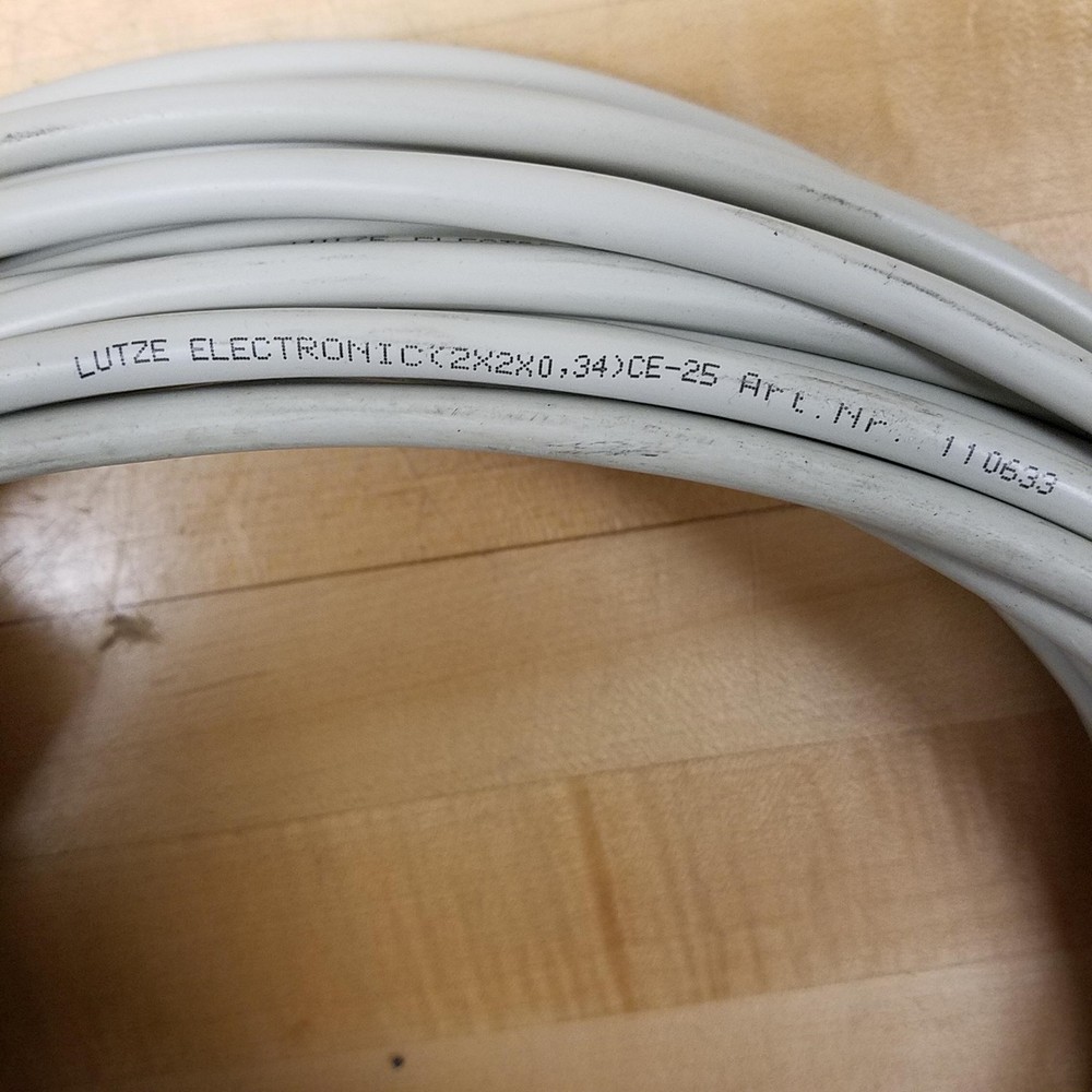 Lutze 110633, (2x2x0.34) CE-25 Cable - USED
