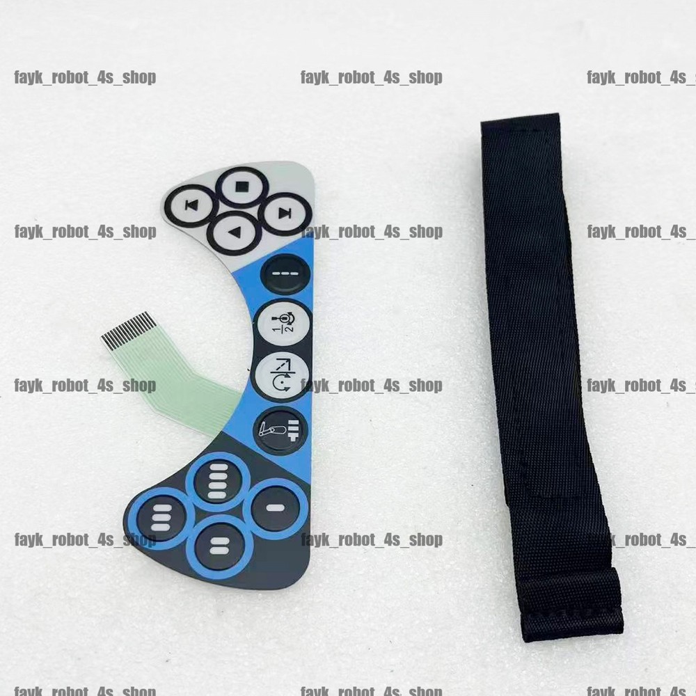 For ABB DSQC679 robot FlexPendant Keypad front overlay+pendant hand strap belt