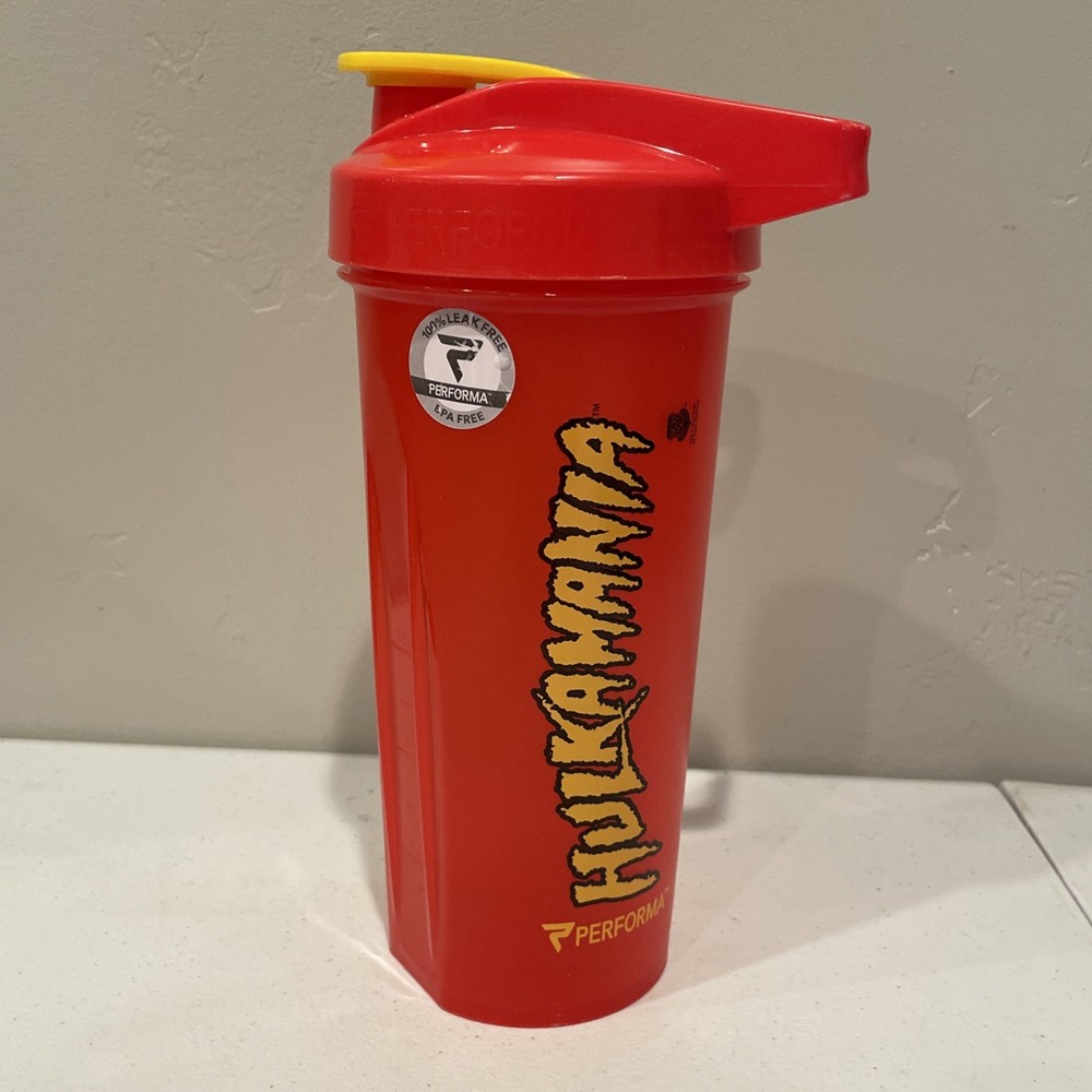 PERFORMA  Hulkamania Red Shaker Bottle - 28oz.