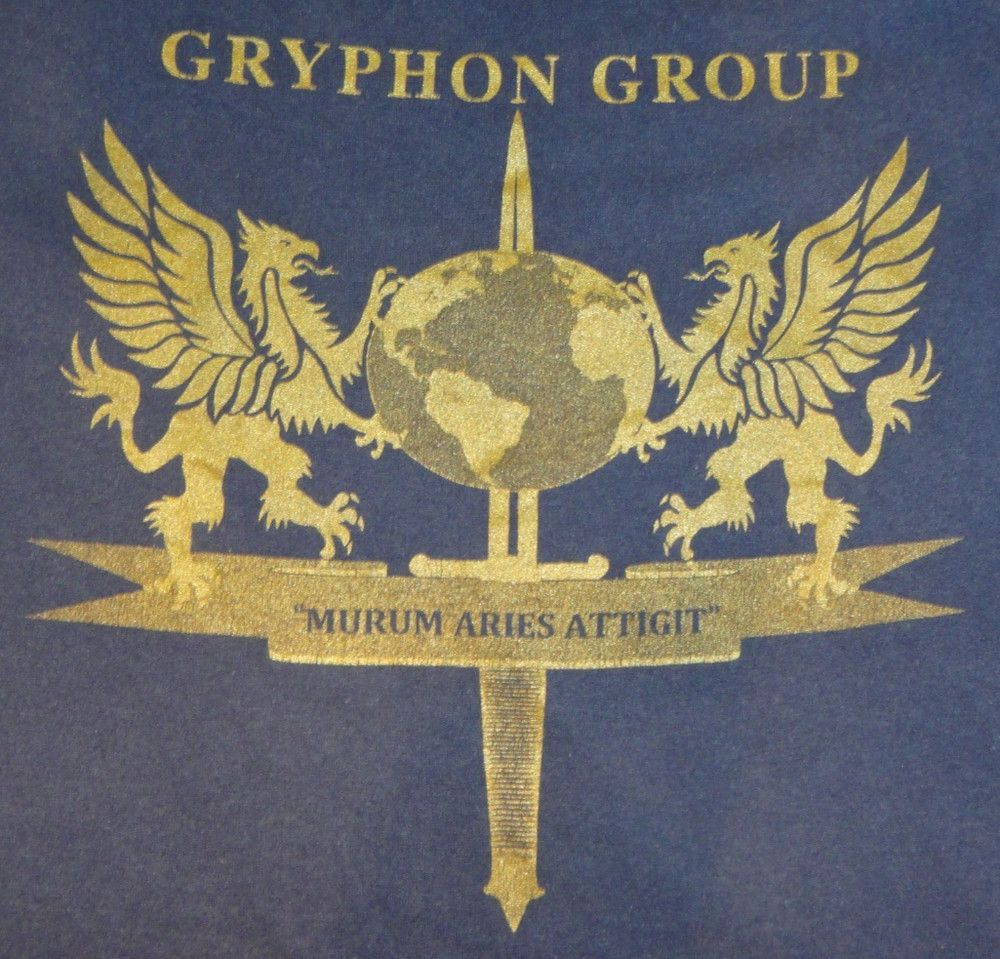 DISCONTINUED GRYPHON GROUP  FORCE PROTECTION TRAINING COURSE BLUE SHIRT MEDIUM