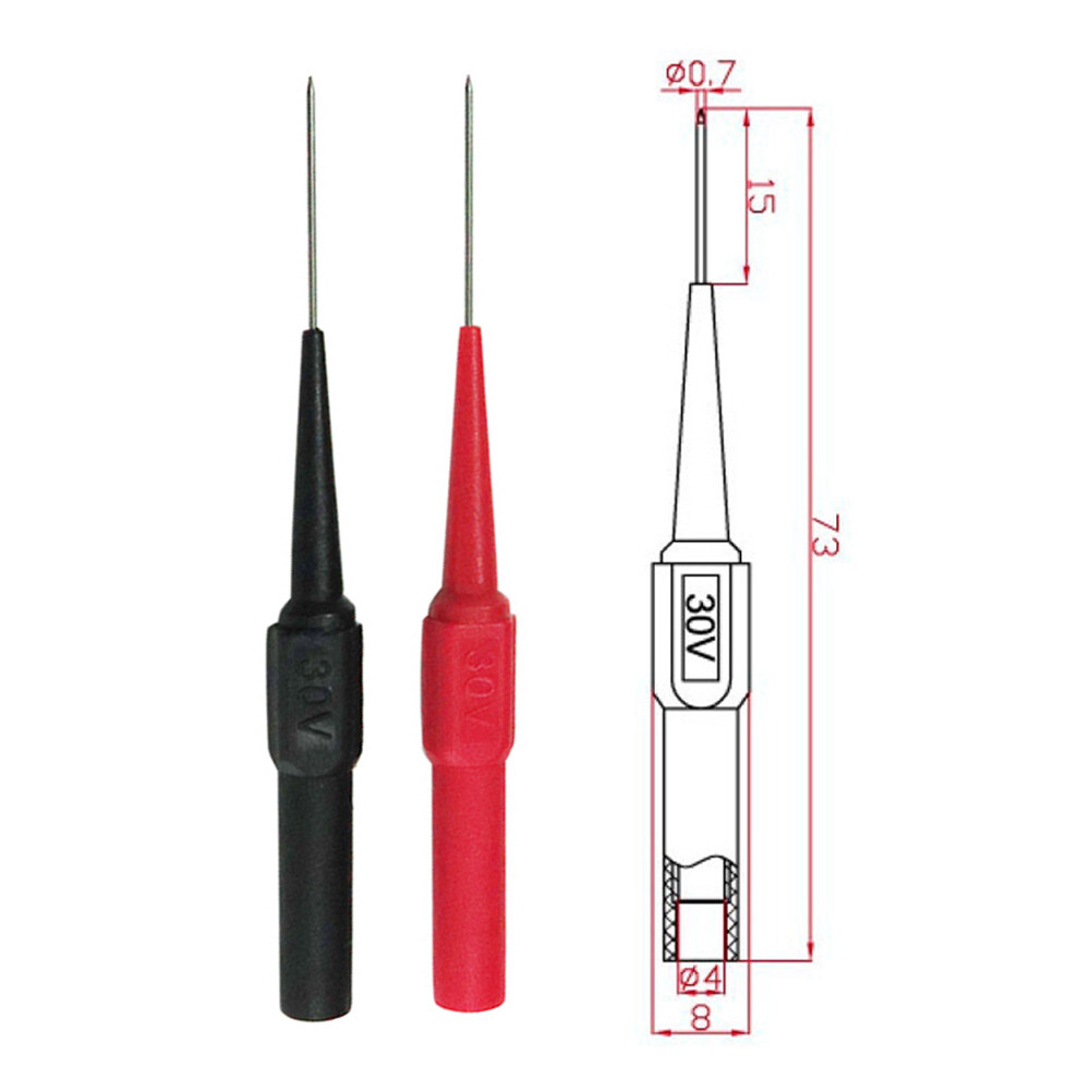 10pcs TPC161 Insulation Piercing Needle Probe for Multimeter Test Probes