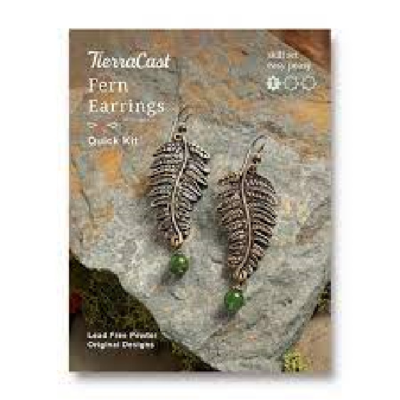 TIERRA CAST QUICK KIT - FOR FERN  EARRINGS COMPLETE