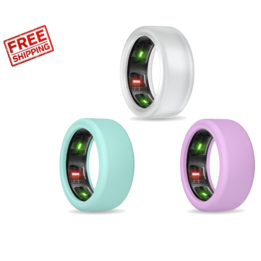 Teal & Purple Ring Cover for RingConn Gen 2 - Elastic Anti-Scratch Protector