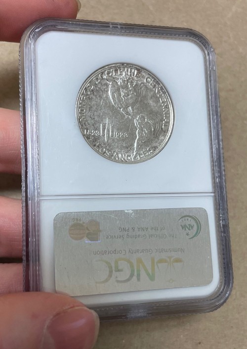 U.S. - 1923-S Silver Monroe Commemorative Half Dollar (NGC AU 55)
