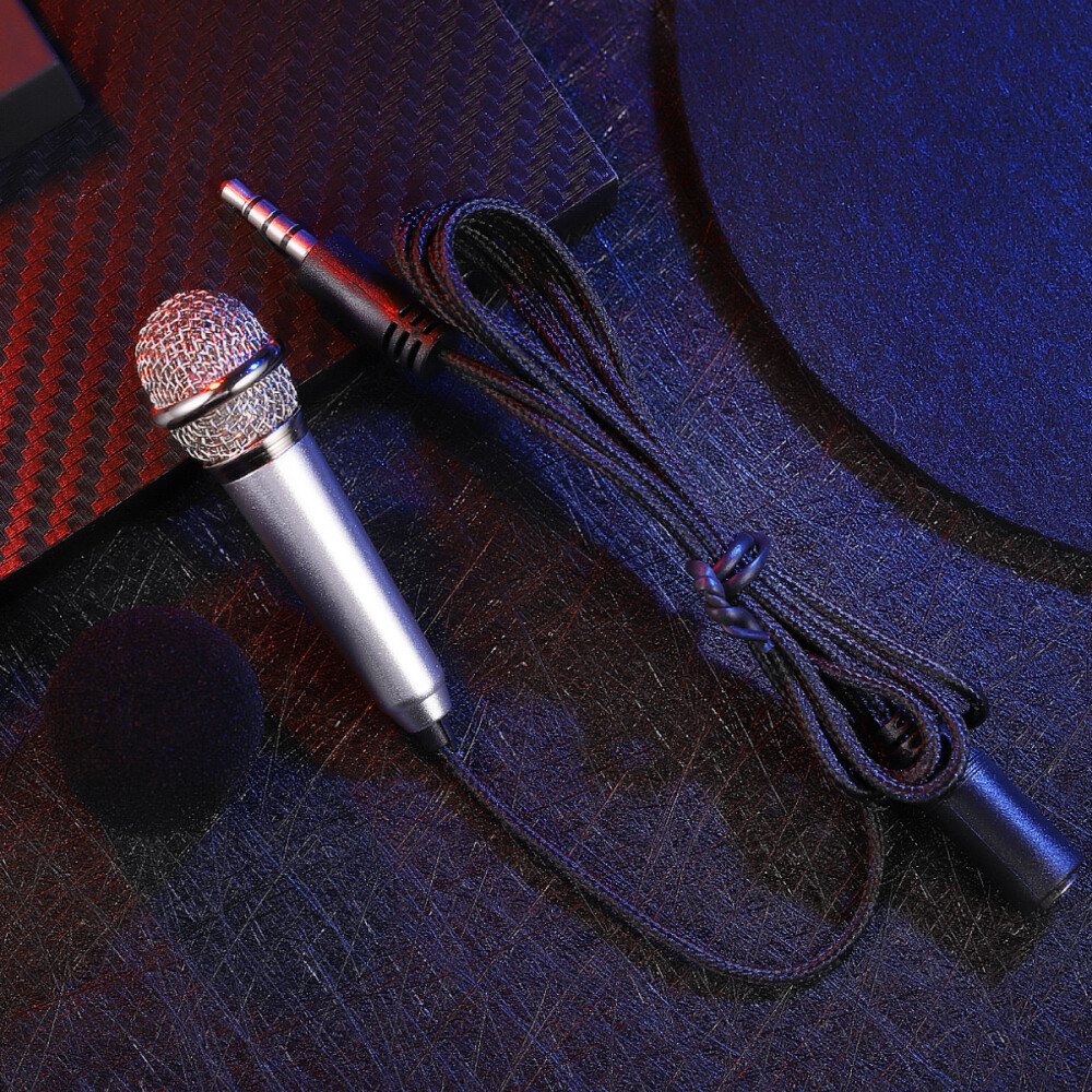 KTV Microphone Tiny Microphone Handheld Stereo Mic for Phone
