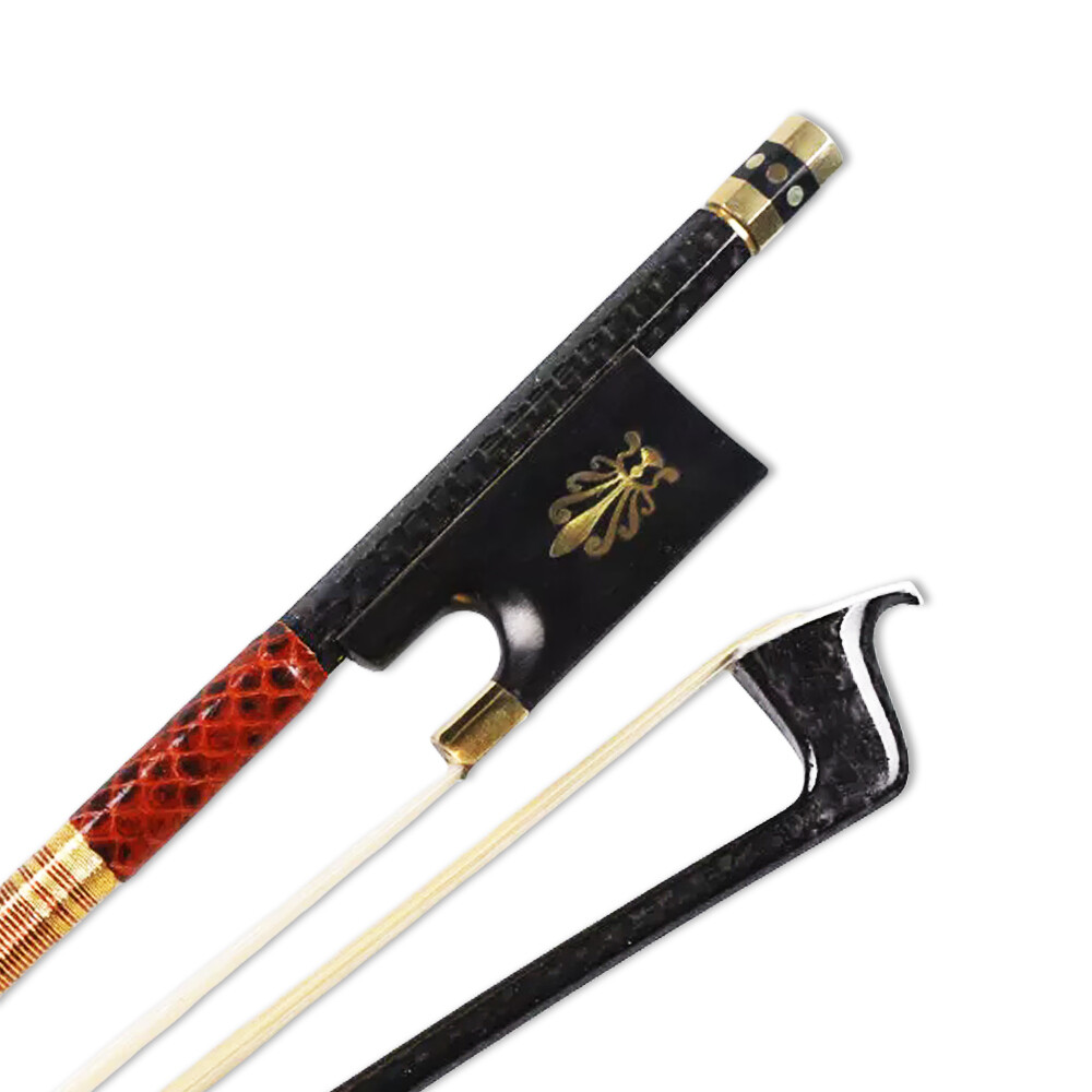 Violin Bow 4/4 Pernambuco Level Carbon Fiber Stick Straight Performance Bow