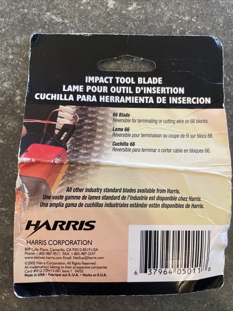 Harris Impact Tool Blade 66 Blade 10056-000