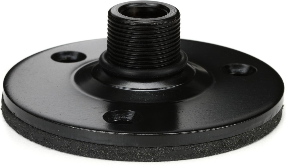 On-Stage TM08B Flange Mount with Pad - Black (3-pack) Bundle