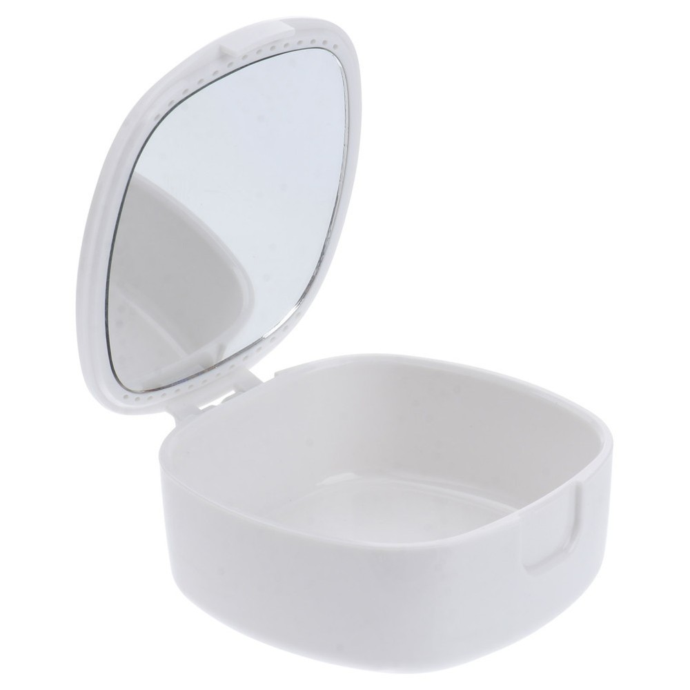 Mirror Retainer Case Retainer Mouth Guard Denture Storage Box