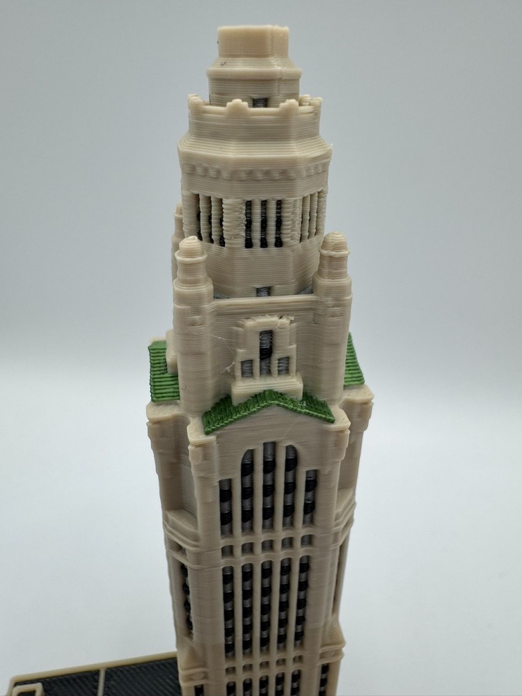 LeVeque Tower Model- 3D Printed Full Color