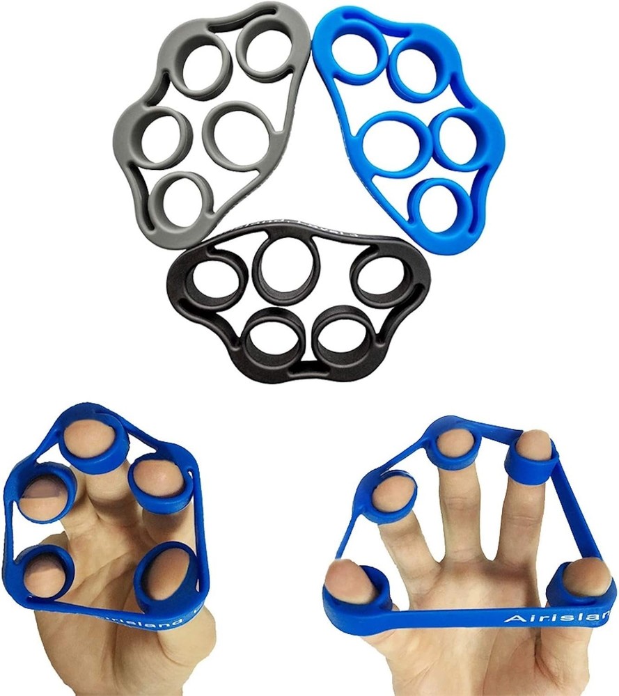 Airisland Finger Stretcher Hand Resistance Bands Hand Extensor Exerciser Finger