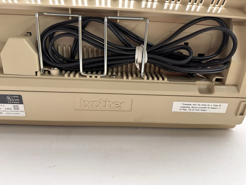 Brother WP-55 Desktop Word Processor Vintage Tested Powers On READ