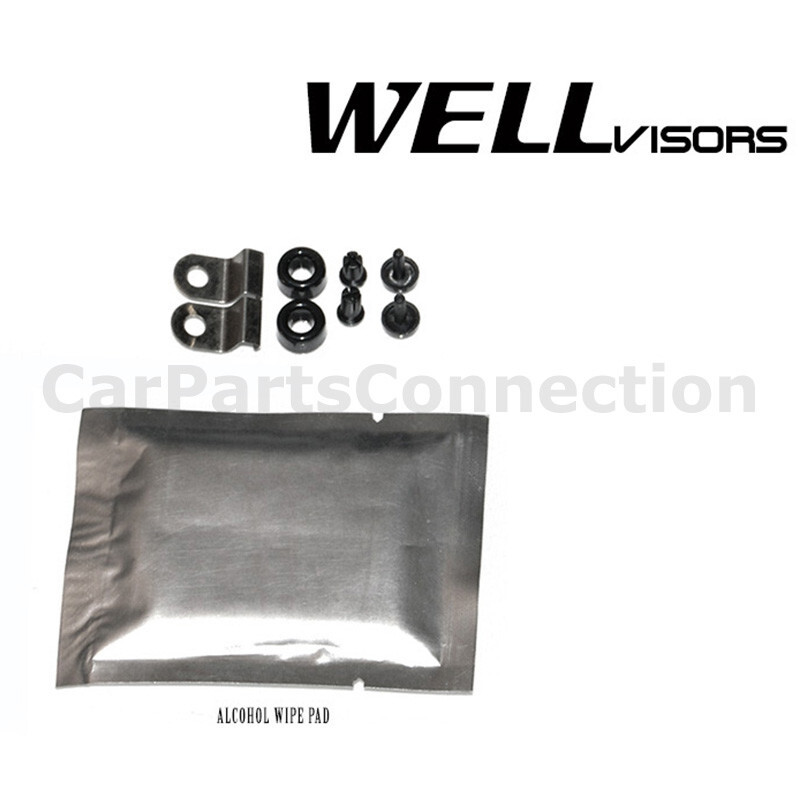 Wellvisors For Mitsubishi Eclipse Cross 18-23 Window Visor Deflector Chrome Trim