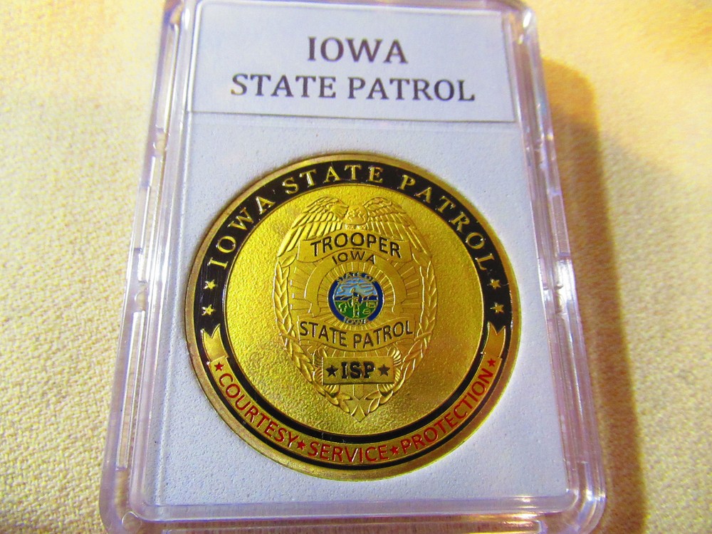 IOWA STATE PATROL Challenge Coin
