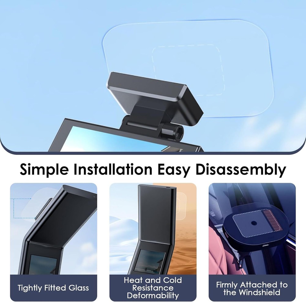 8Pcs Dashcam Windshield Sticker, Electrostatic Stickers for Dash Cam, 8-pcs