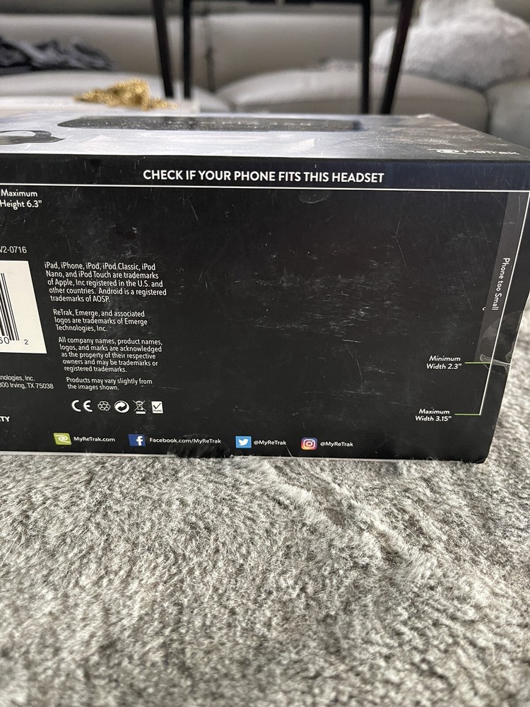 Virtual Reality-Headset-Utopia 360-Smartphone-3D Opened Box Unused