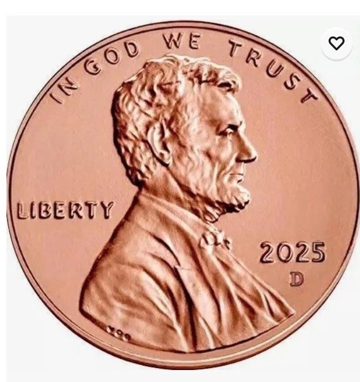 2025-D Lincoln Cent Uncirculated BU -1 Coin From Original Rolls -