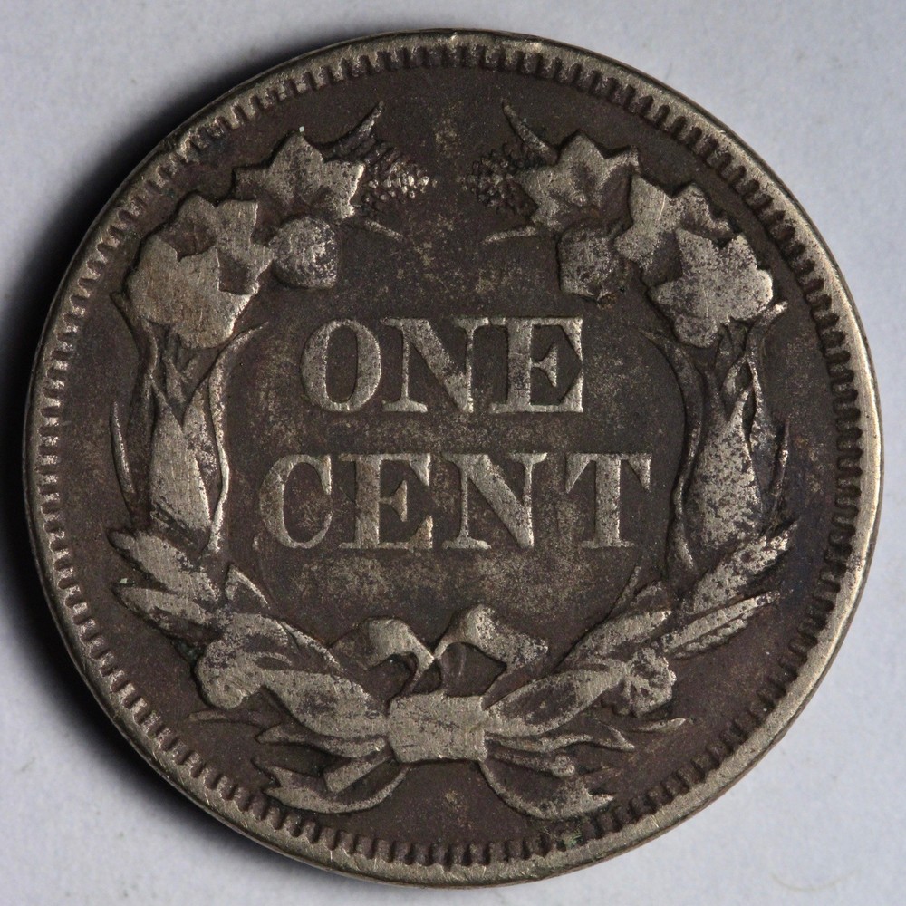 1857 Flying Eagle Cent Penny FINE E104 VIEK