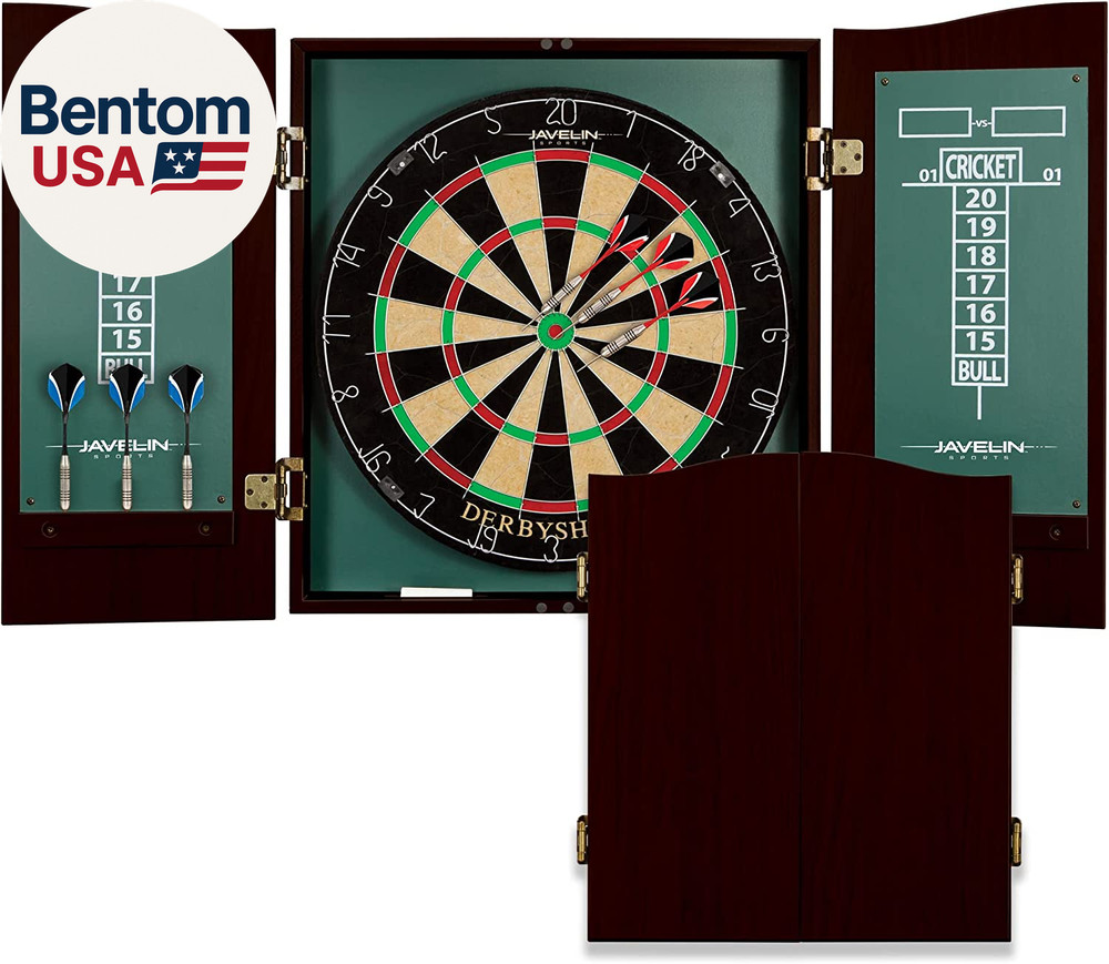 Belmont Bristle Dartboard and Cabinet Set