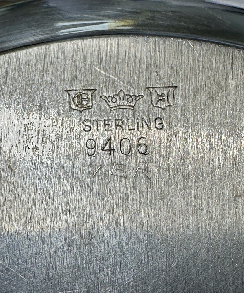 Vintage Hallmarked Sterling Silver 925 Bottle Coaster Pattern 9406