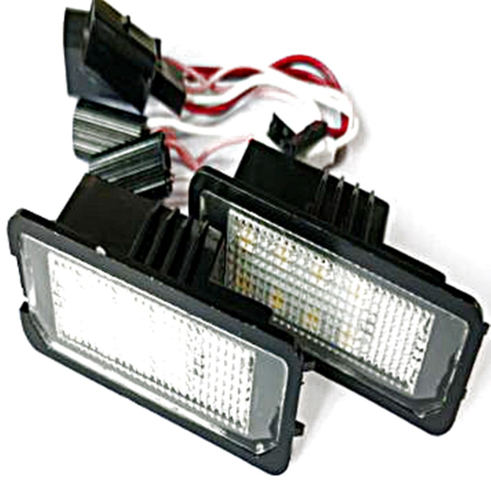 2x suitable for SEAT Leon Altea Exeo Ibiza LED license plate lighting module white