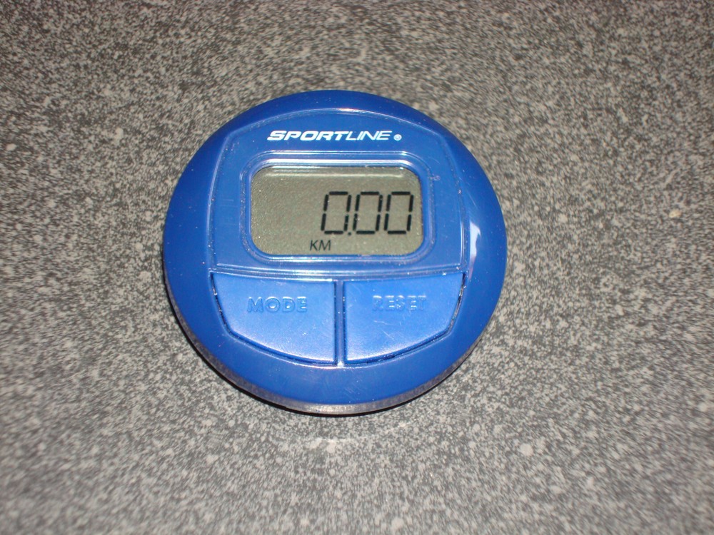 Sportline 2 Function Blue Step + Distance Pedometer SB1061BL