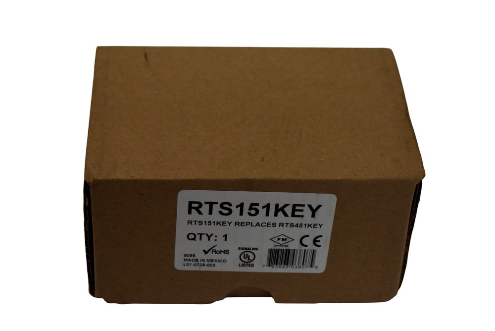 System Sensor RTS151KEY White Remote Test Station Key Switch Smoke Detector