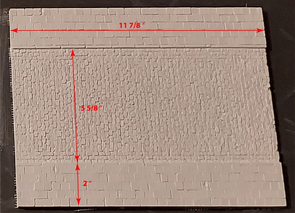 1/35 Cobblestone road Hydrocal plaster diorama