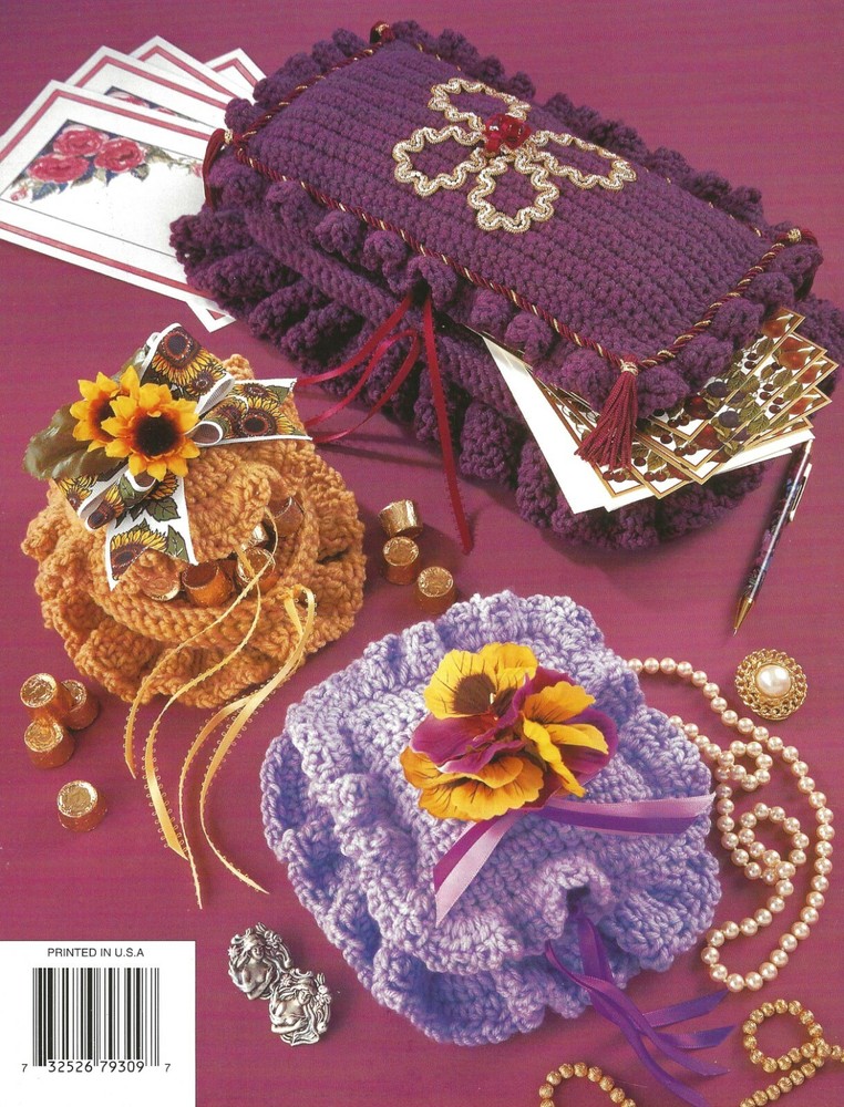 Treasure Boxes Crochet Heart Shamrock Circular Square Rectangular Secret Stash