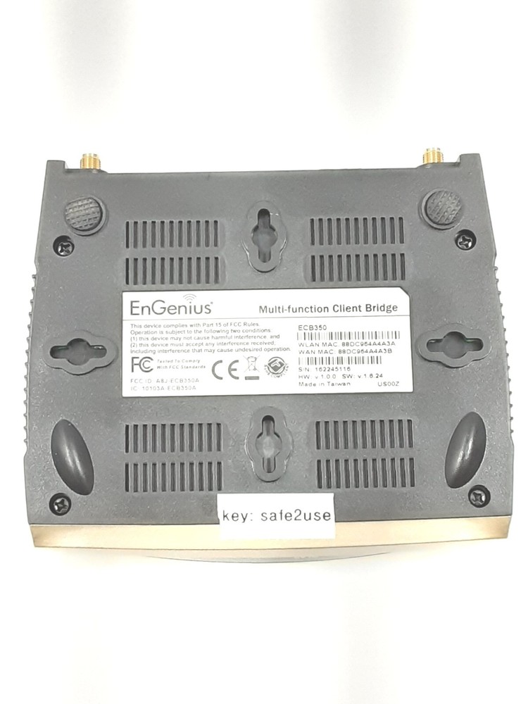 EnGenius ECB350 Wireless-N 300 Mbps Access Point Long Range Gigabit - READ!