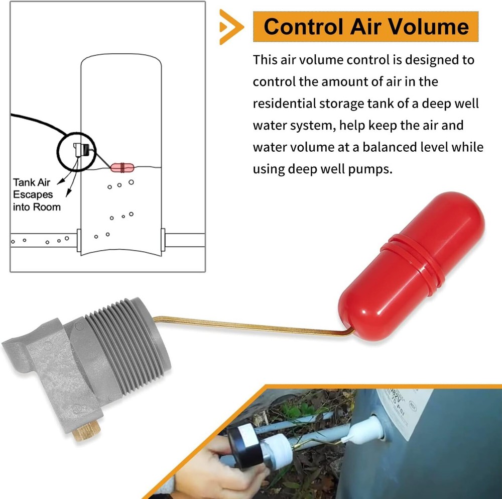 F93B-1C Air Volume Control for Deep Wells and Water Tank System