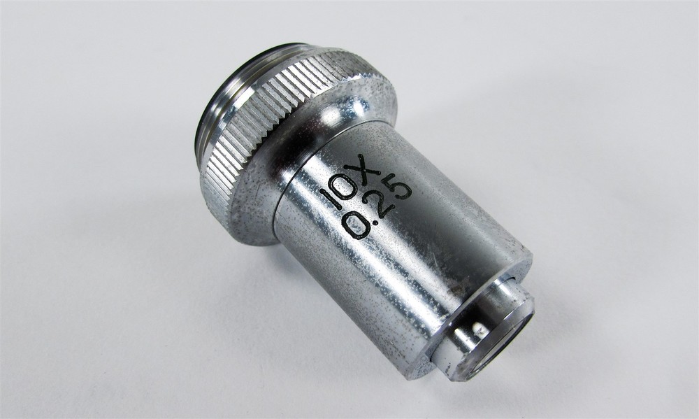 USED 10X 0.25 Microscope Objective - pulled from Olympus