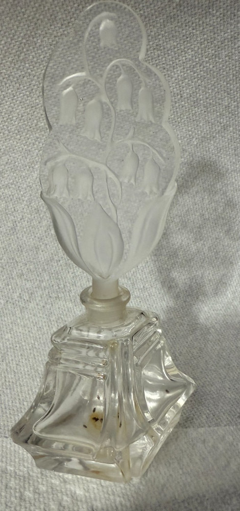 Vintage Perfume Bottle Lead Crystal