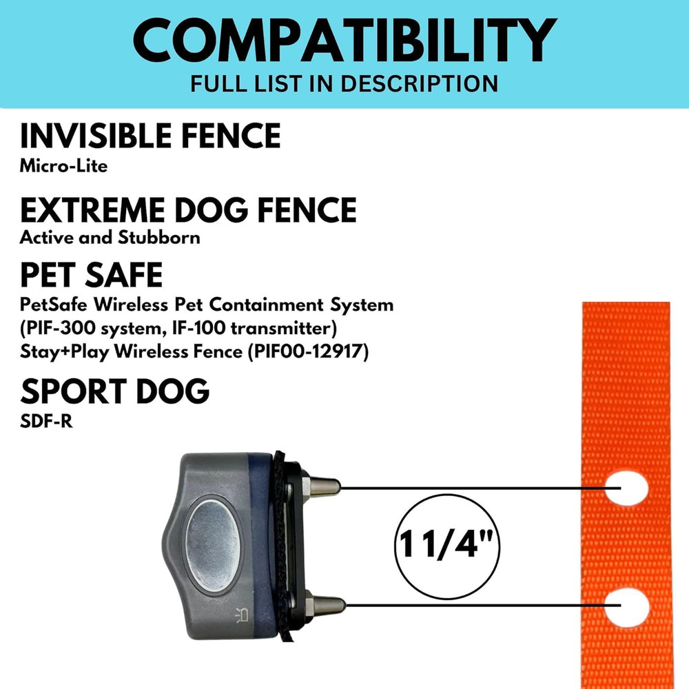 Ecollar Replacement Strap, Pet Safe Collars Replacement, Shock Collar Replaceme