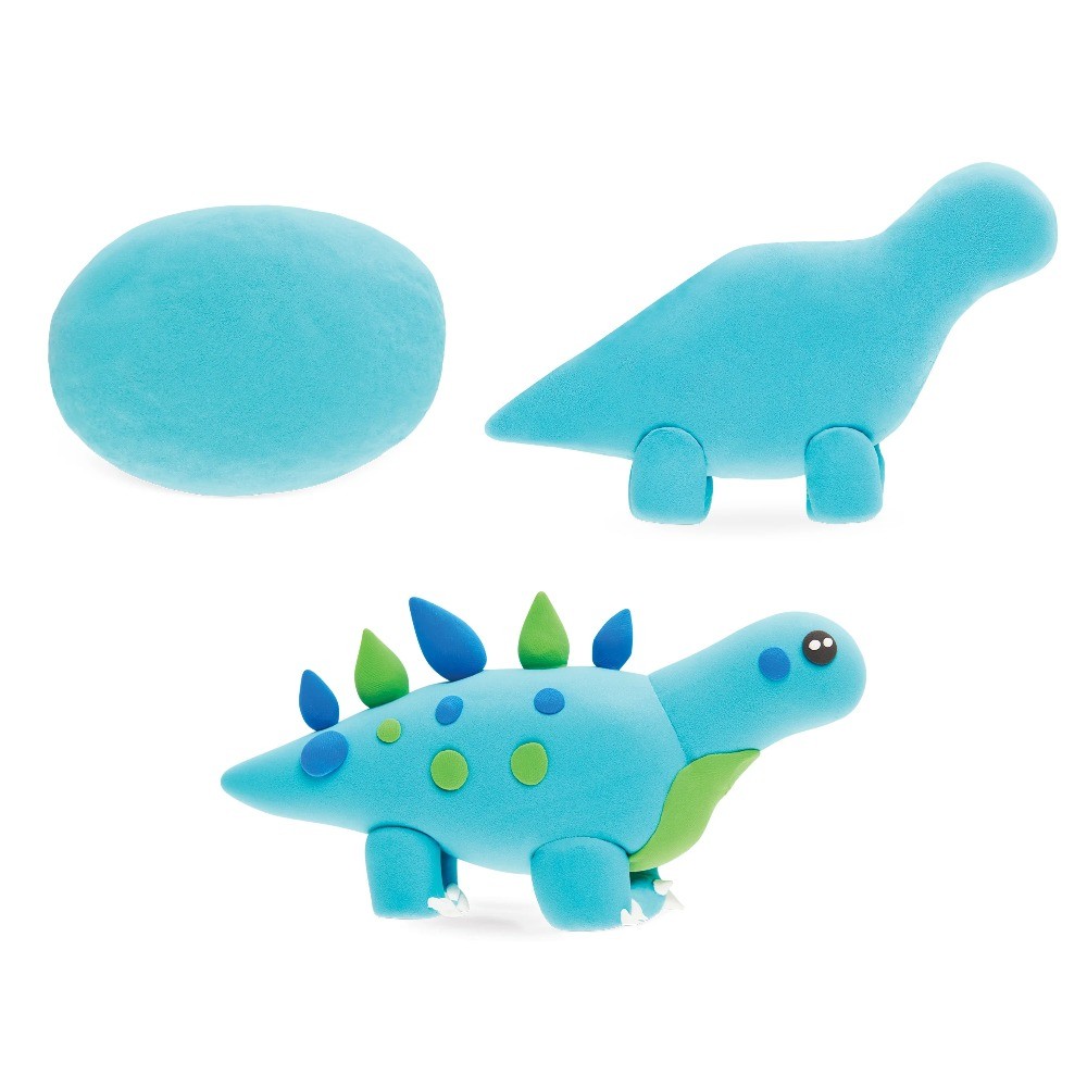 Dinosaur Air Dry Clay Modeling Kit 8 Pack Fun Creative Craft Activity for Kids