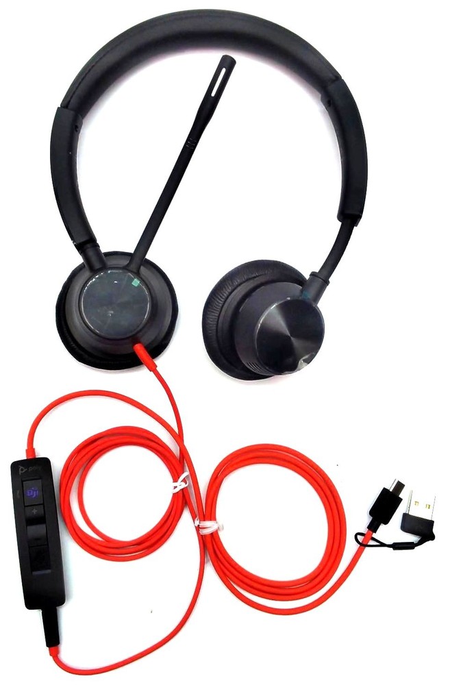 Poly Blackwire 3325 Headset USB-C On Ear Binaural with Microphone 8M3V5AA#ABA