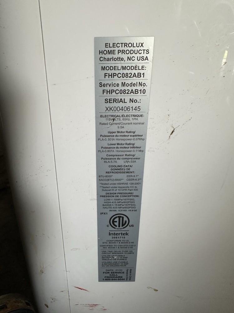 Portable air conditioner