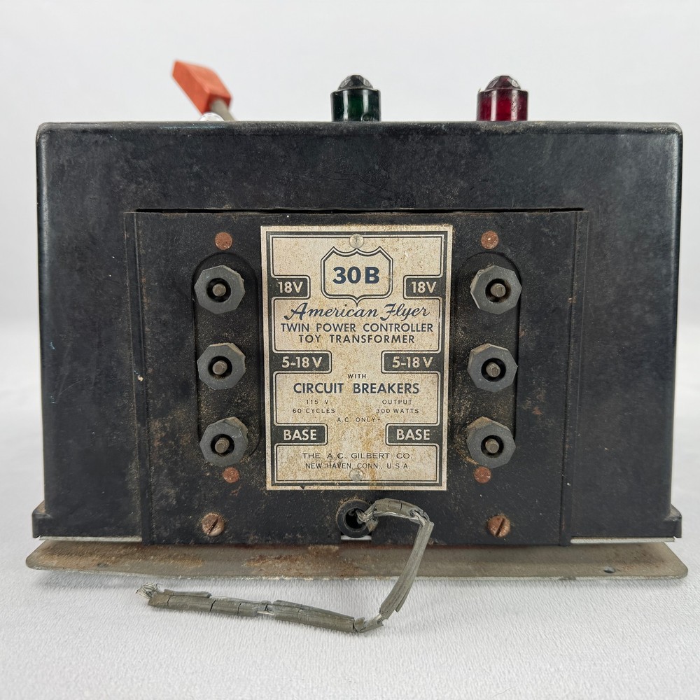 American Flyer 30B Twin Power Controller Transformer 300W A.C. Gilbert