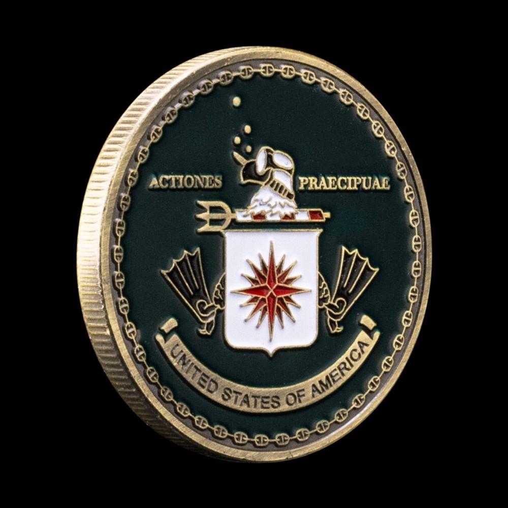 CIA Special Operations Group Tertia Optio Challenge Coin