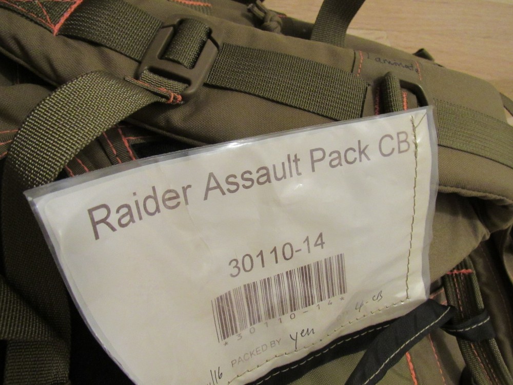 Tactical Tailor Raider Assault Pack Coyote Brown