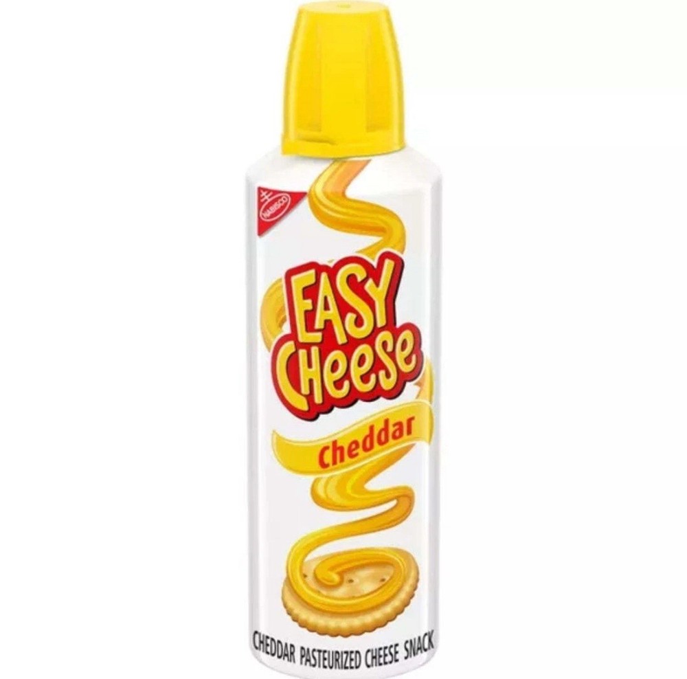 Nabisco Easy Cheese Cheddar Pasteurized Cheese Snack 8 oz