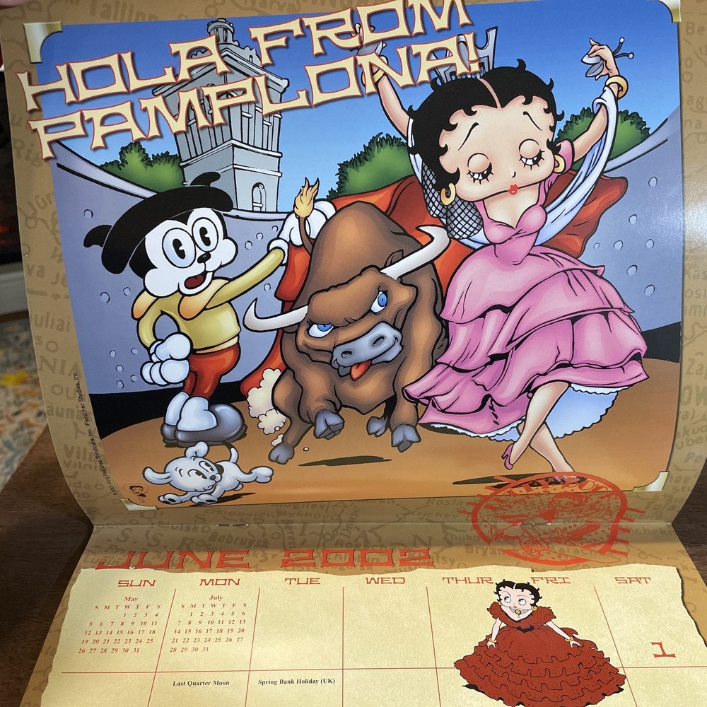Betty Boop 2002 Calendar
