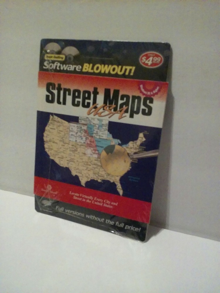 Software Blowout Street Maps USA