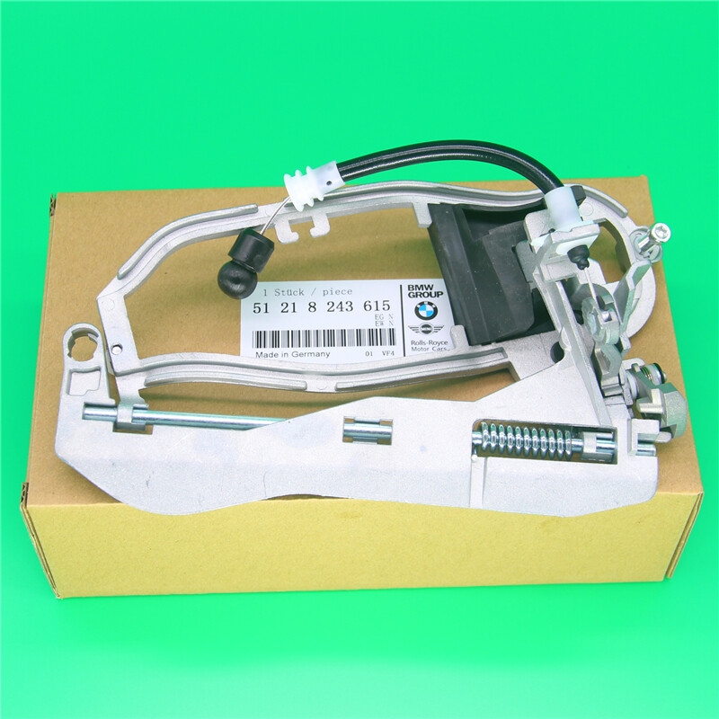 Front Pair Left&Right Door Handle Carrier Frame Exterior for 2000-06 BMW X5